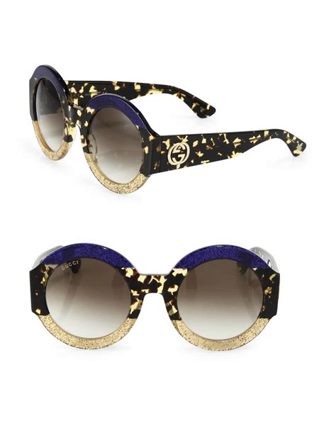 gucci sunglasses with bows on the side|Gucci women's oversize round sunglasses.